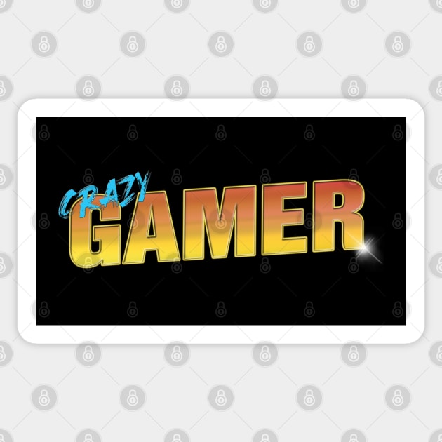 CRAZY GAMER #2 Sticker by RickTurner